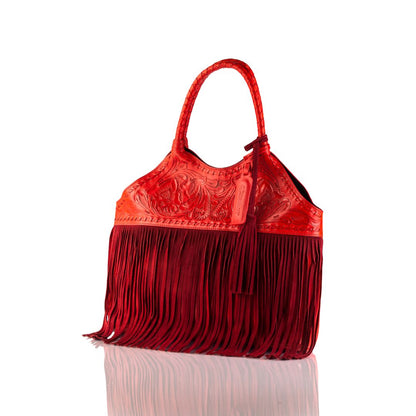Chacana Hand-Tooled with Fringes