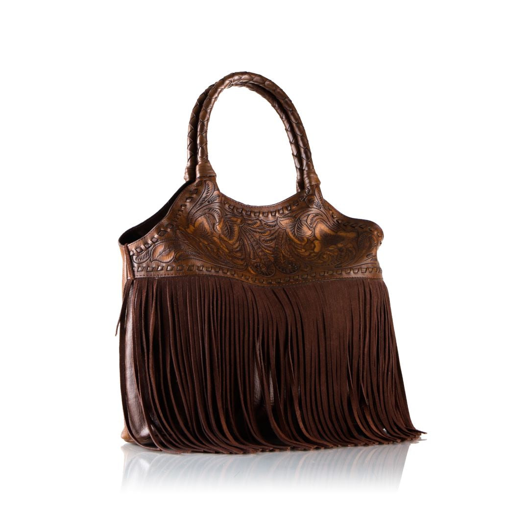 Chacana Hand-Tooled with Fringes