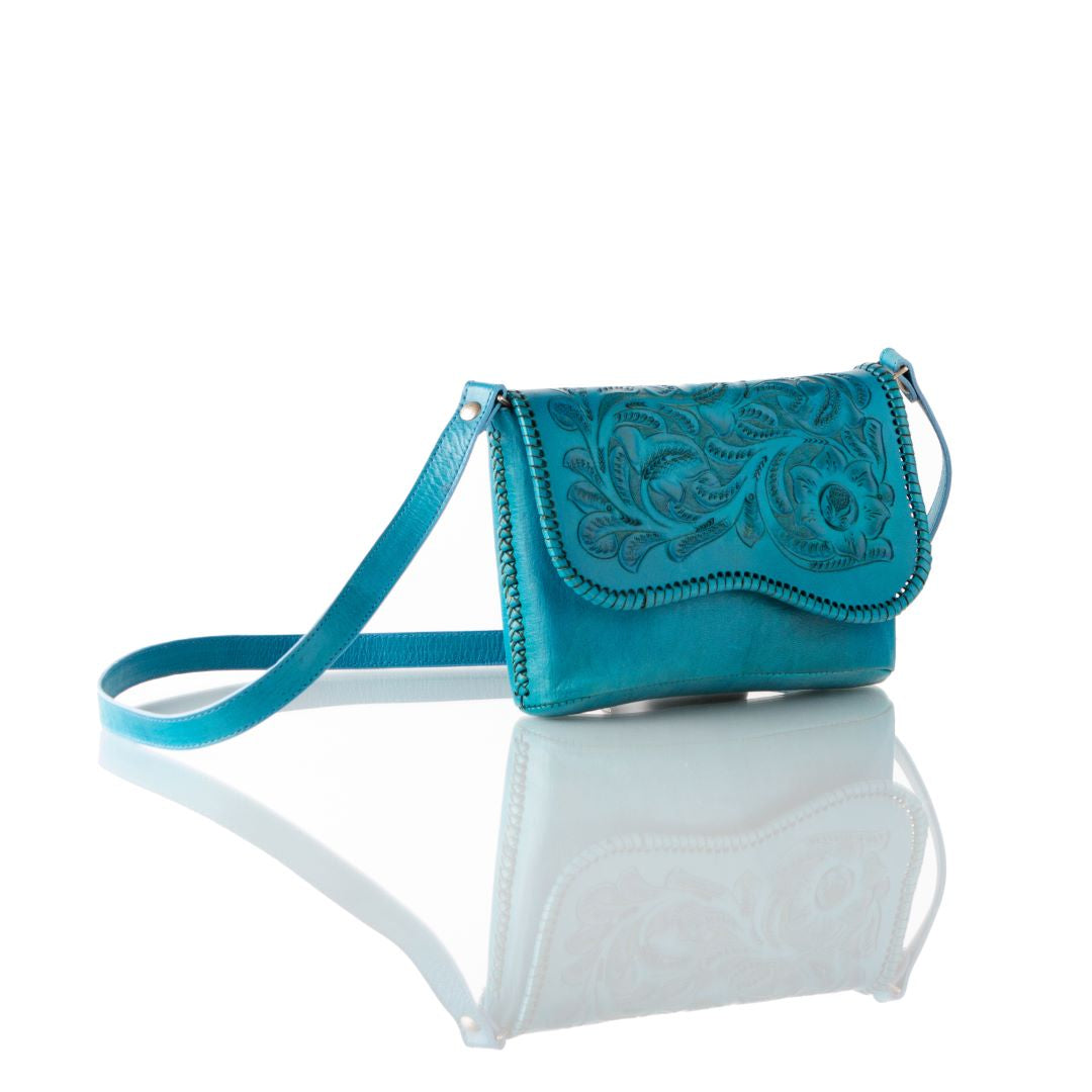 Adelita Hand-Tooled Clutch