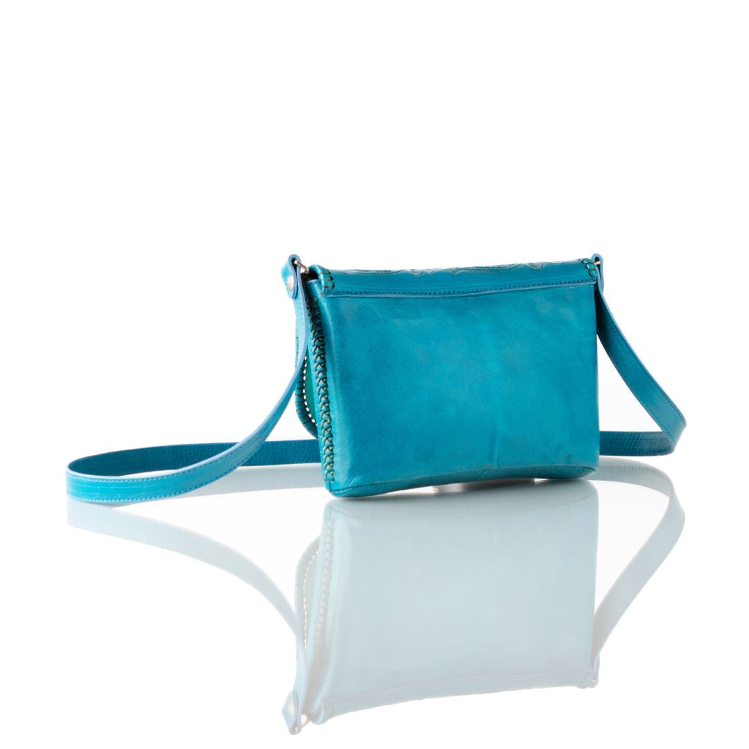 Adelita Hand-Tooled Clutch