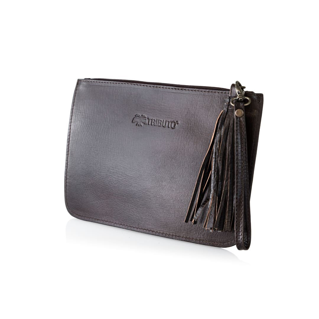 Buffalo Hand-Painted Slim Bag