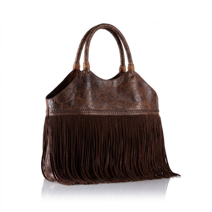 Chacana Hand-Stitched Nappa Leather with Fringe