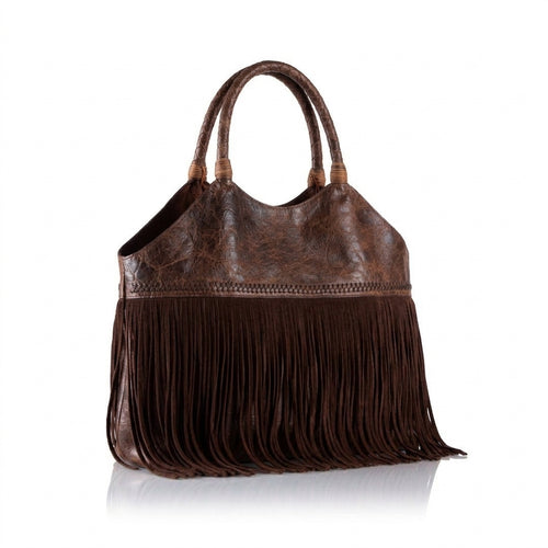 Chacana Hand-Stitched Nappa Leather with Fringe