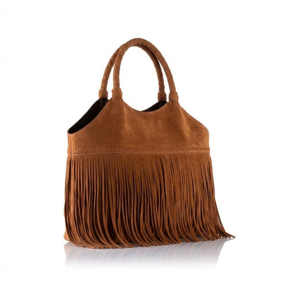 Chacana Hand-Stitched Nappa Leather with Fringe