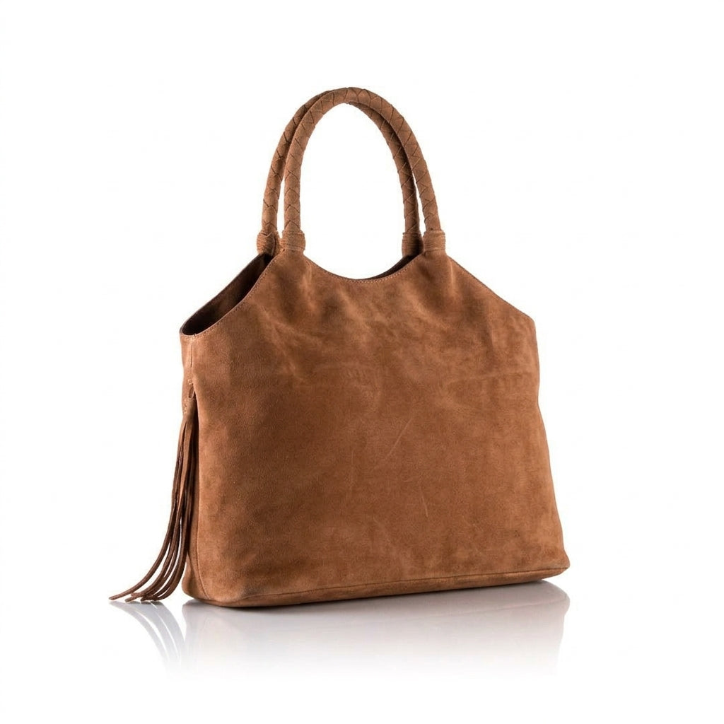 Chacana Hand-Stitched Nappa Leather with Fringe