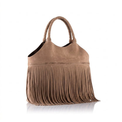 Chacana Hand-Stitched Nappa Leather with Fringe