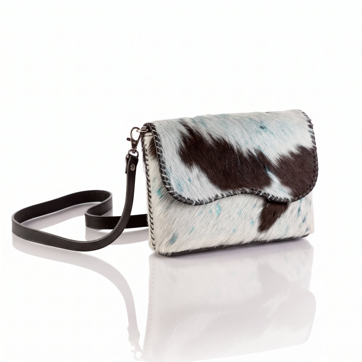 Adelita Dyed Calf Hair Clutch