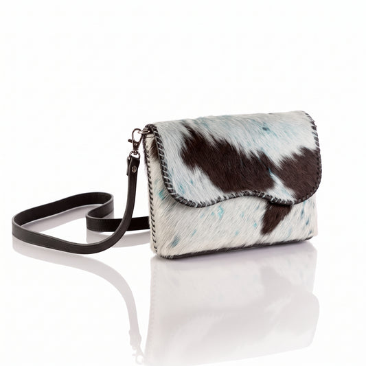 Adelita Dyed Calf Hair Clutch