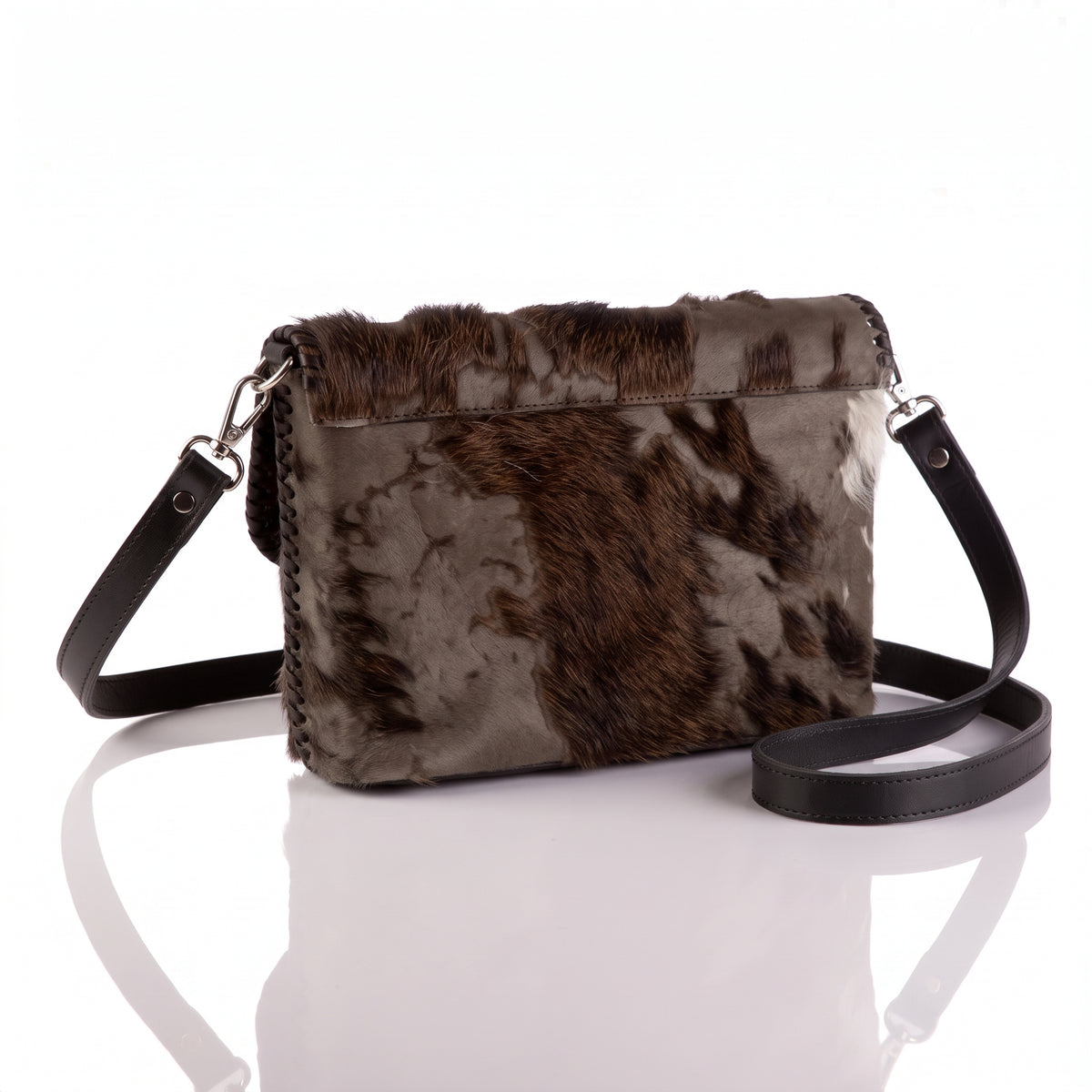 Adelita Dyed Calf Hair Clutch