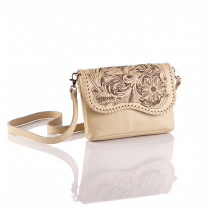 Adelita Hand-Tooled Clutch