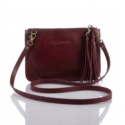 Hand-Tooled Slim Crossbody