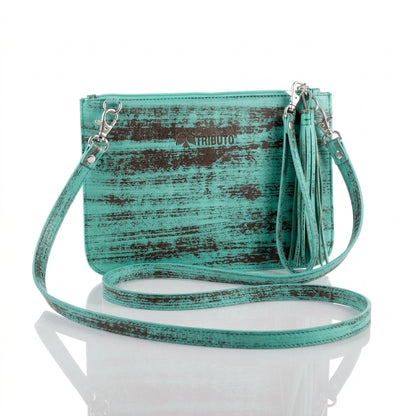 Hand-Tooled Slim Crossbody