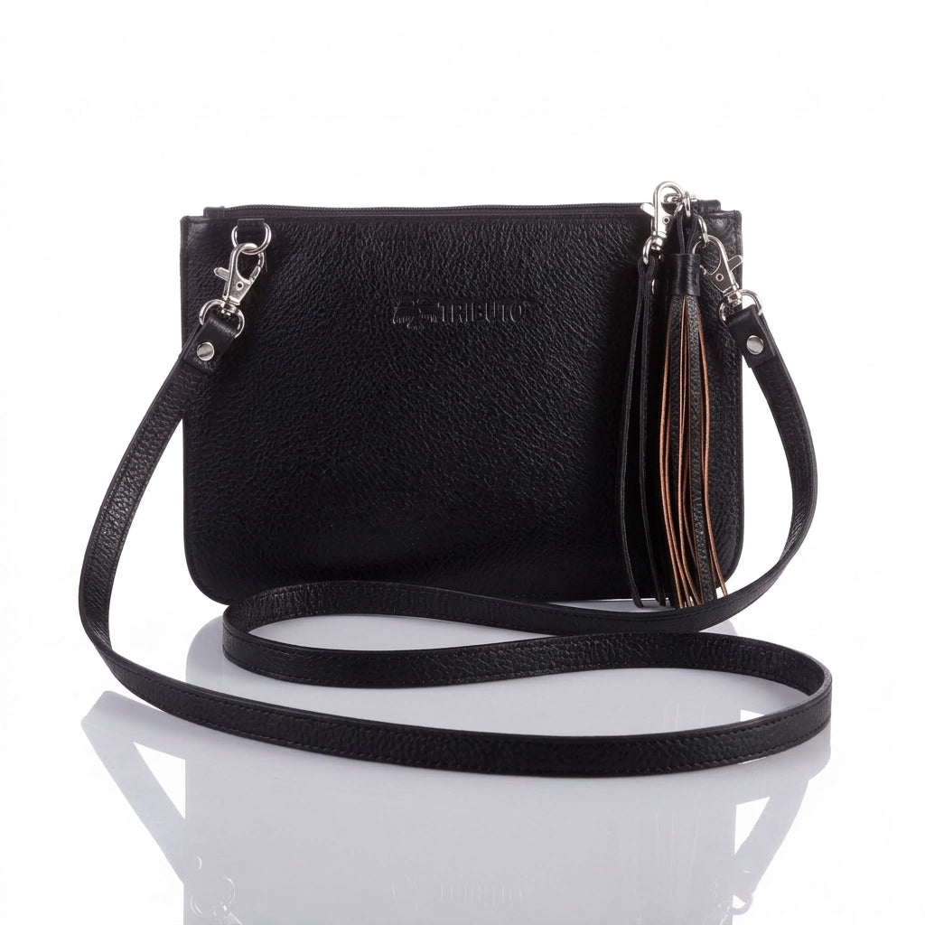 Hand-Tooled Slim Crossbody