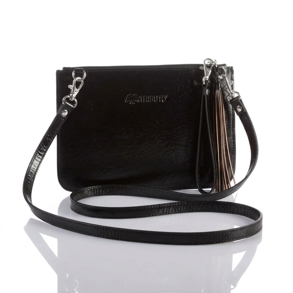 Hand-Tooled Slim Crossbody