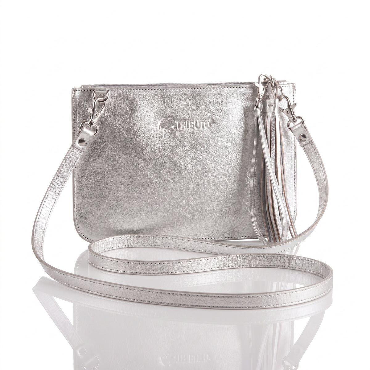 Hand-Tooled Slim Crossbody