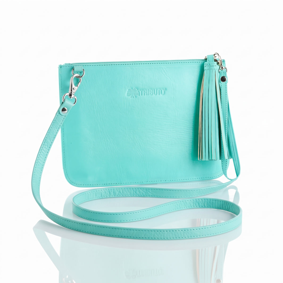 Hand-Tooled Slim Crossbody
