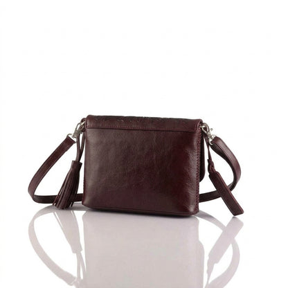 Luna Hand-Tooled Crossbody