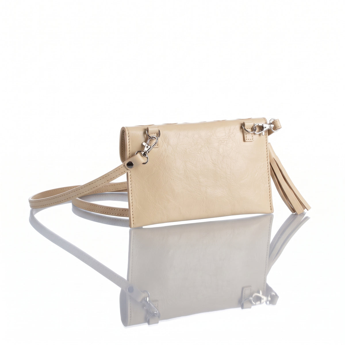 Maria Hand-Tooled Crossbody Wallet
