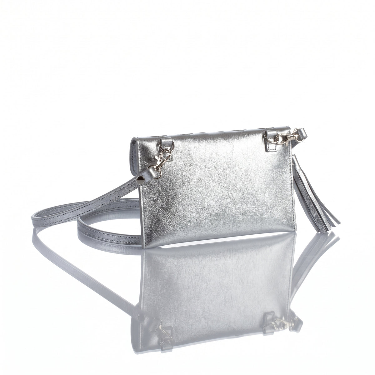 Maria Hand-Tooled Crossbody Wallet