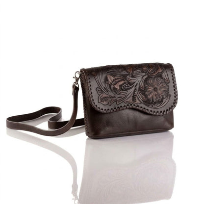 Adelita Hand-Tooled Clutch