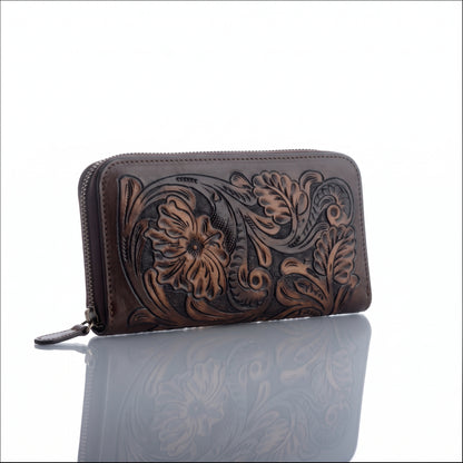 Tonala Hand-Tooled Wallet